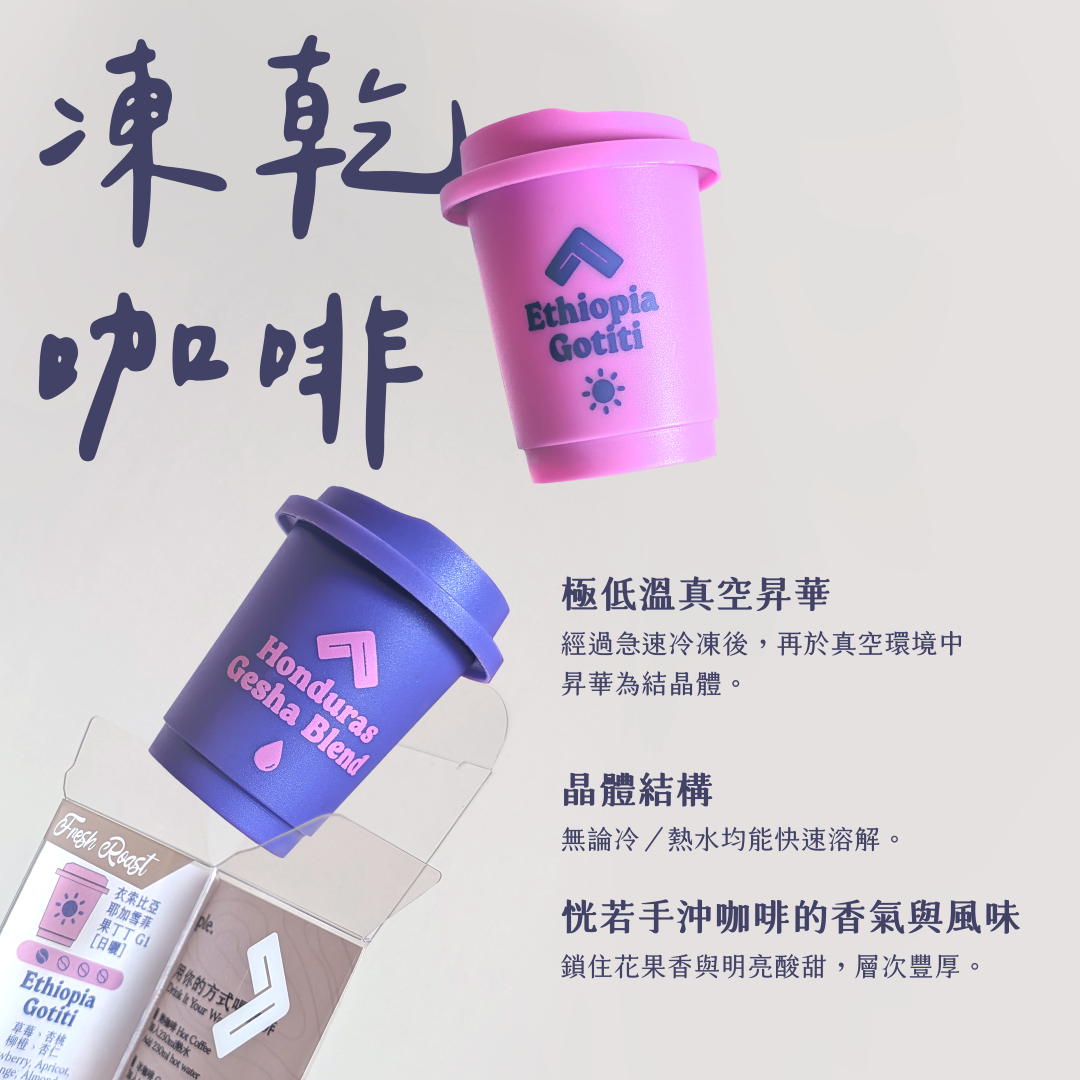 凍乾咖啡 Freeze Dried Coffee🚀「讓好咖啡，隨時隨地，成為你的生活日常。」