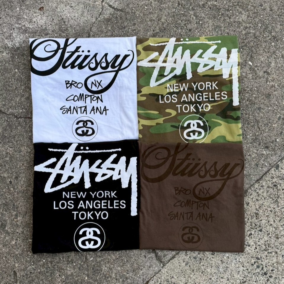 Stussy 26ss World Tour Tee  巡迴 短Tee 3903962