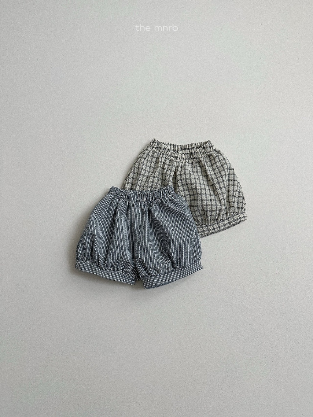 韓國🇰🇷Minirobe 直條格子燈籠褲(S-XL)