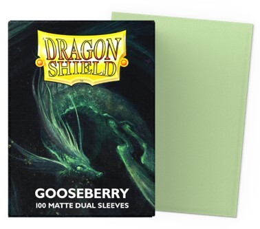 龍盾100 - 標準尺寸卡套 - Dual Matte - Gooseberry (鵝莓綠/粉綠色)