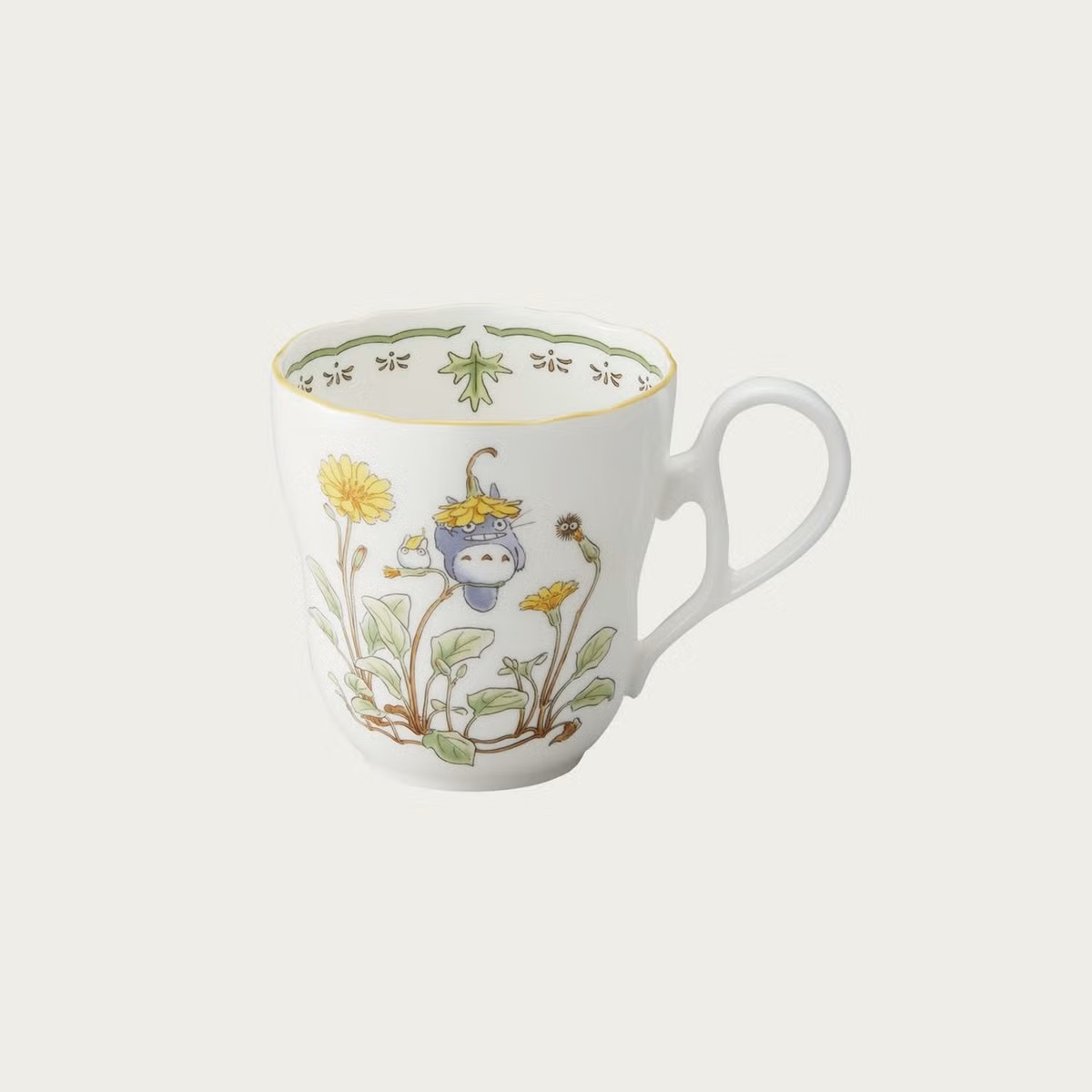 Noritake 馬克杯 龍貓 圓葉苦苣菜