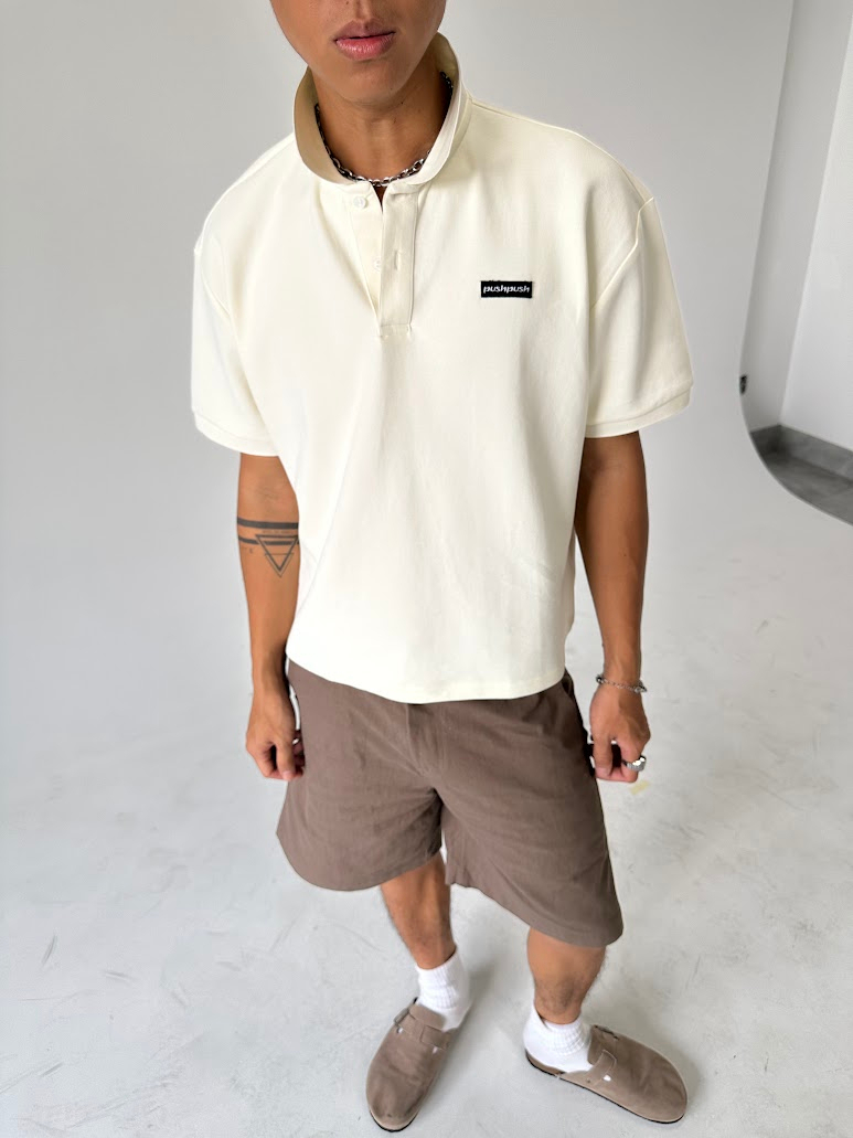 PUSH PUSH JAY POLO Ivory
