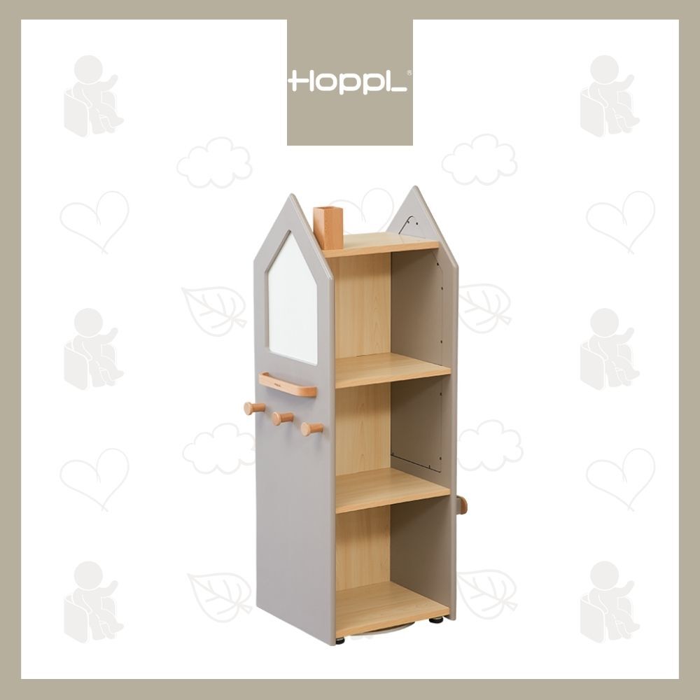 Kurukuru Bookrack - Mocha Greige