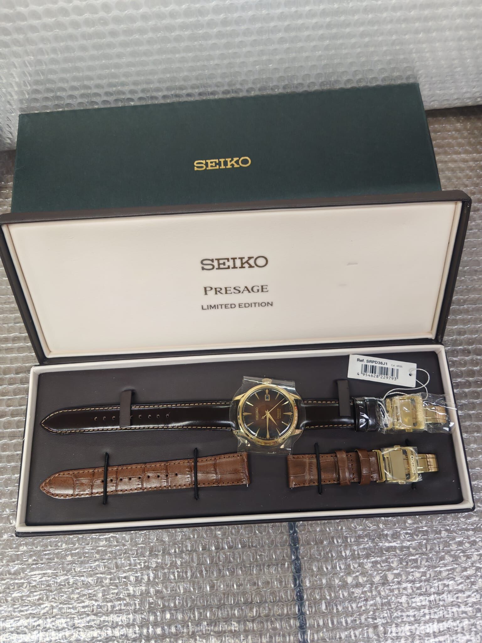 精工 Seiko Presage Automatic SRPD36 SRPD36J1 SRPD36J Limited Edition Men Watch 自動機械錶 限量版 日本製造 男士腕錶