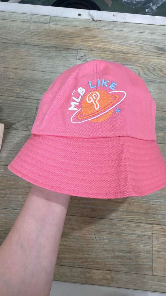 ZX005 MLB 粉色太空星球圓頂漁夫帽 SIZE 57