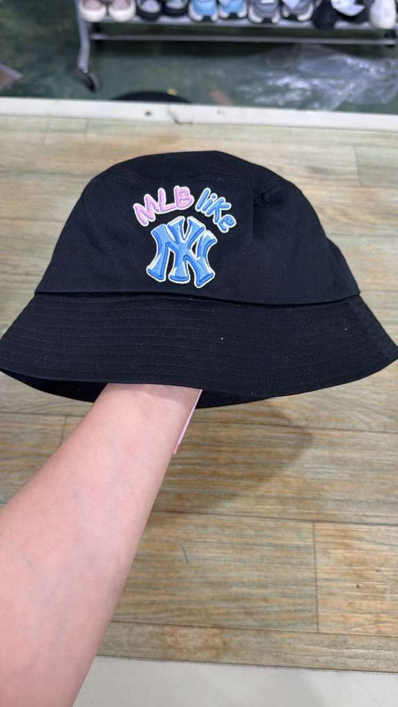 ZX007 MLB 黑色B logo漁夫帽