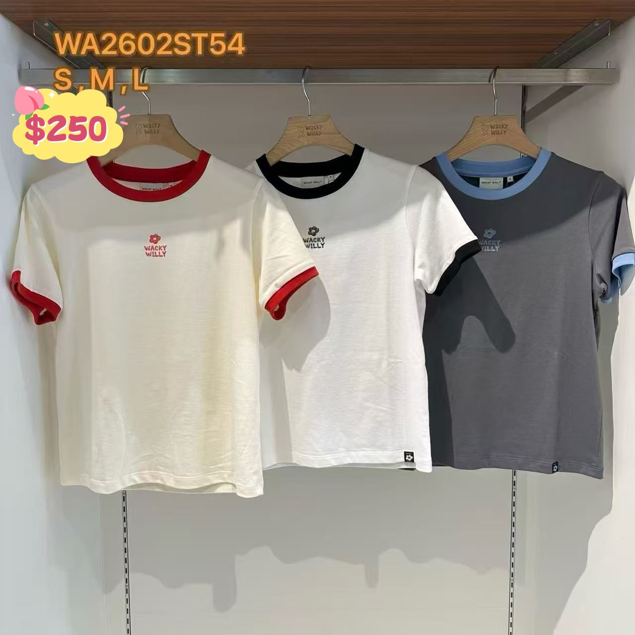韓國代購 WACKY WILLY WA2602ST54