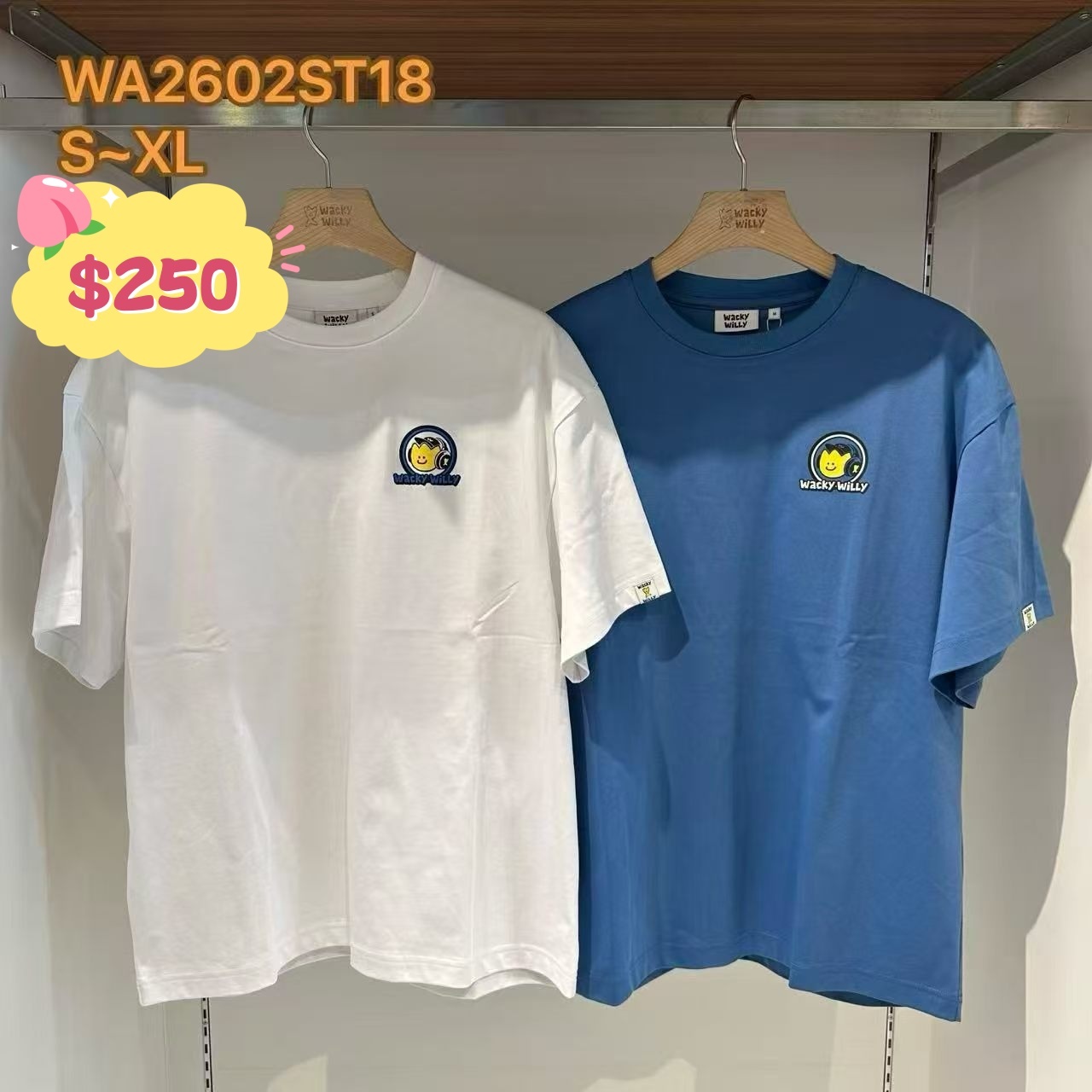 韓國代購 WACKY WILLY WA2602ST18