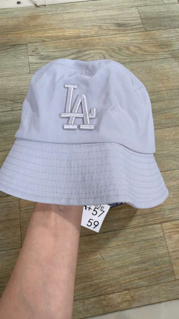 ZX106 MLB 灰色LA logo漁夫帽
