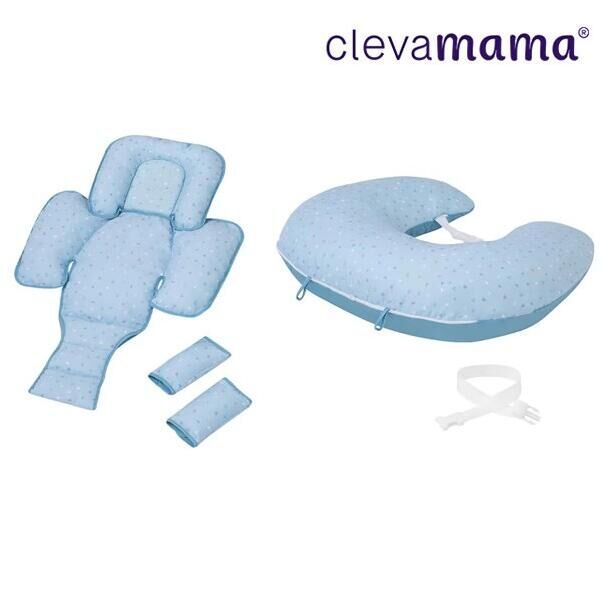CLEVAMAMA CLEVACUSHION 10合1多功能哺乳枕(淺藍)(3012)