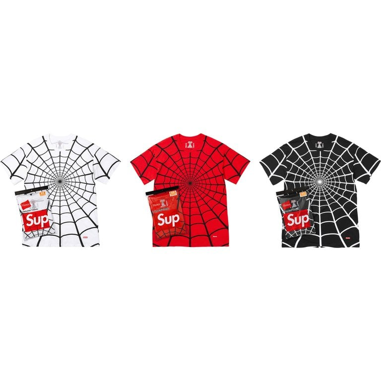 2026SS Supreme Hanes Spider-Man Tagless Tees (2 Pack) 兩件一包 蜘蛛人 聯名 素T 短T 現貨