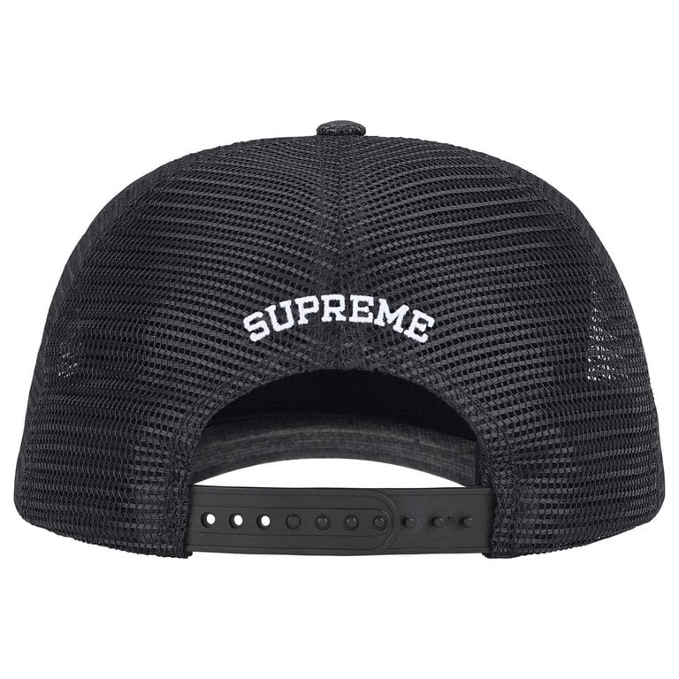 2026SS Supreme Raffia Mesh Back 5-Panel 卡車帽網帽貼布帽子現貨