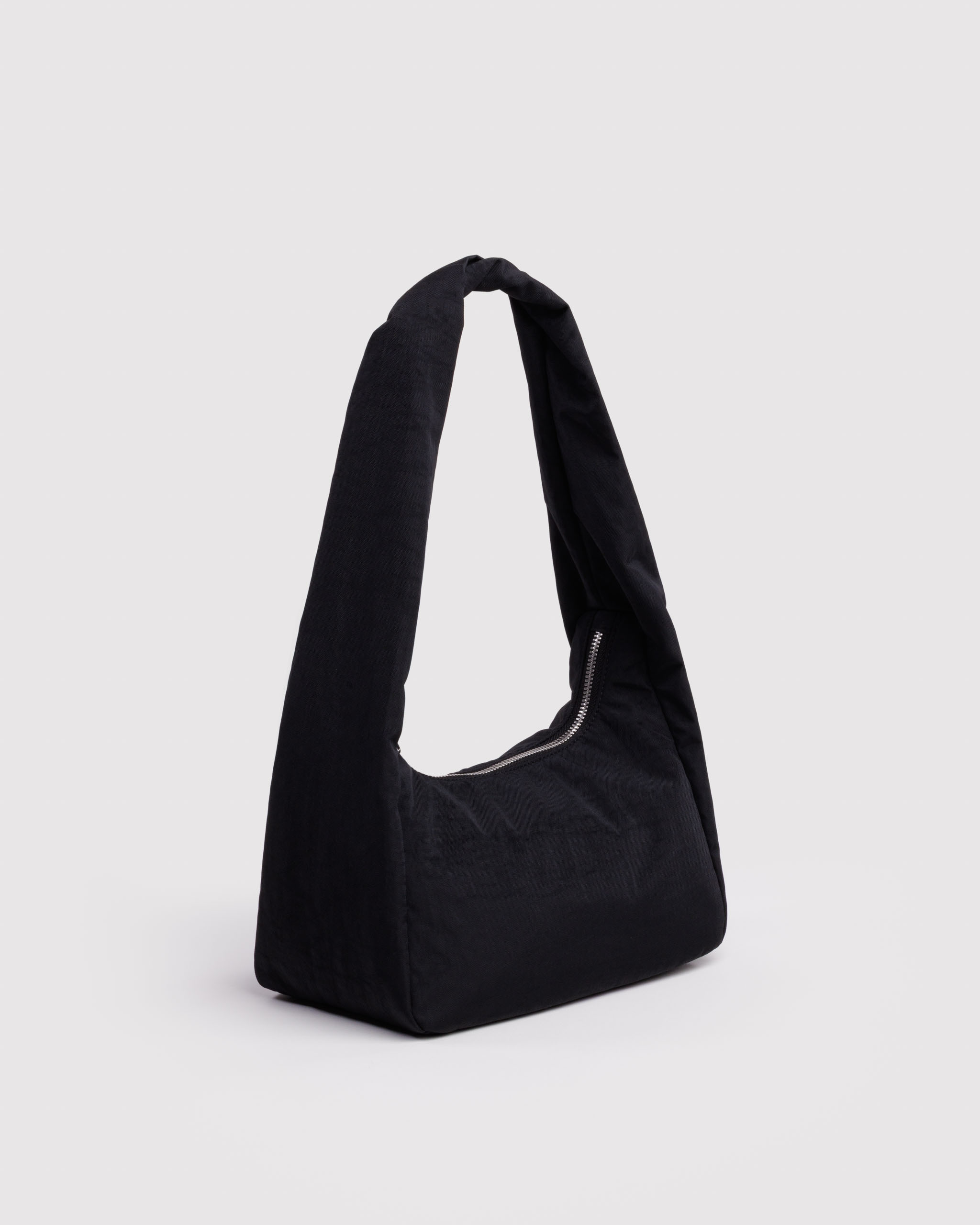 Small Nylon Meringue Bag - Black｜BAGGU