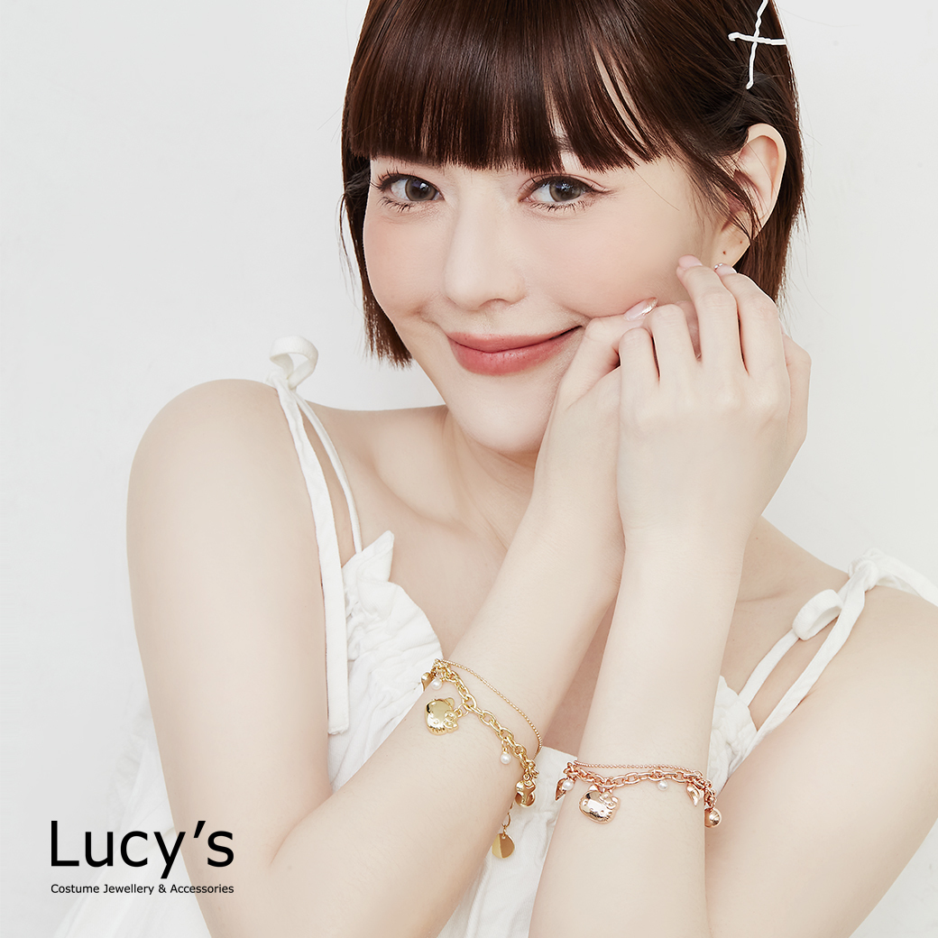 Lucy's X Hello Kitty 限量聯名 Bold Charm 雙層手鍊 (三色) (131155/131156/131157)