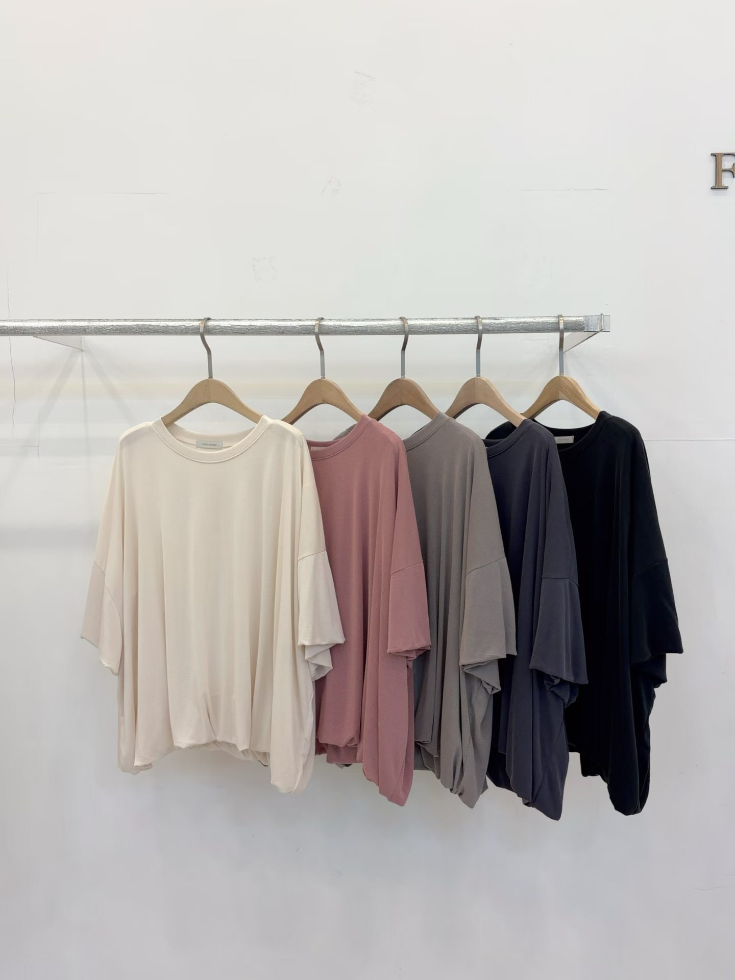 FP6205 內外雙層異材質寬松上衣