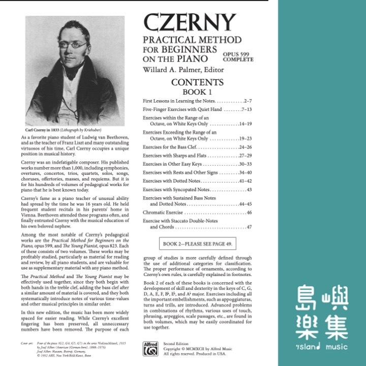 Czerny: Practical Method for Beginners on the Piano, Opus 599 (Complete): Piano Book