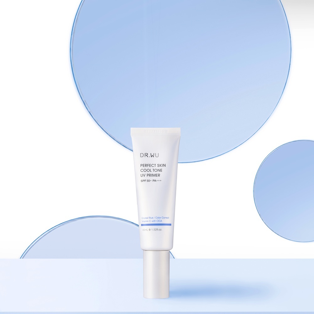 美顏濾鏡UV妝前乳SPF50+ 45ML (透白紫/冷調藍 2色任選)