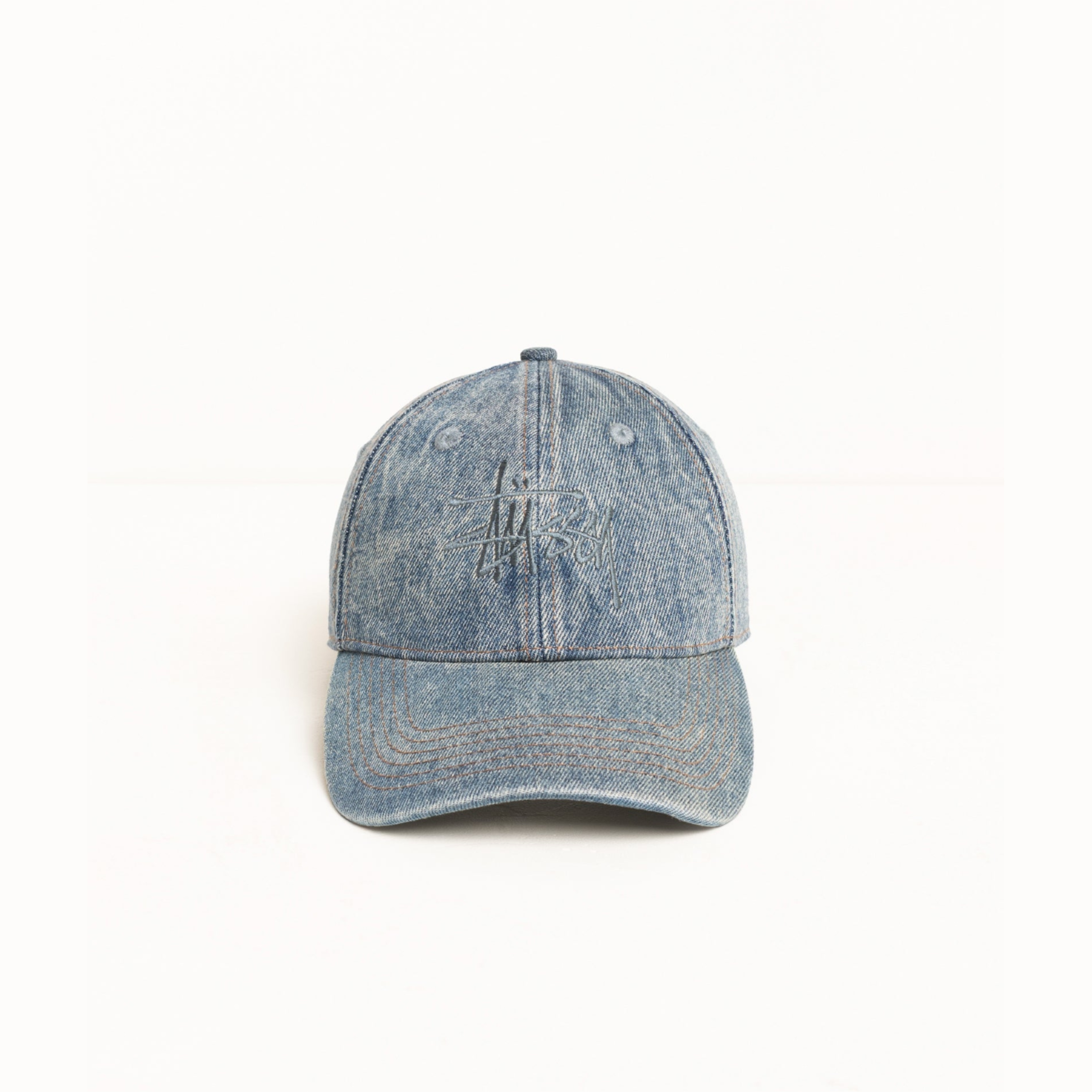 2026SS STUSSY LP DENIM STRAPBACK CAP 水洗 LOGO 丹寧 牛仔 棒球帽 帽子 老帽 現貨 1311208