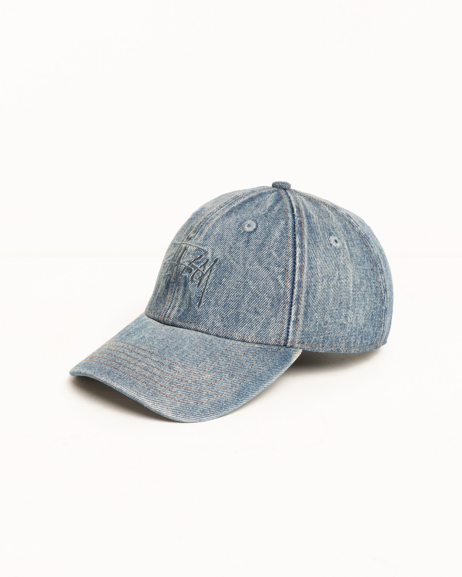 2026SS STUSSY LP DENIM STRAPBACK CAP 水洗 LOGO 丹寧 牛仔 棒球帽 帽子 老帽 現貨 1311208