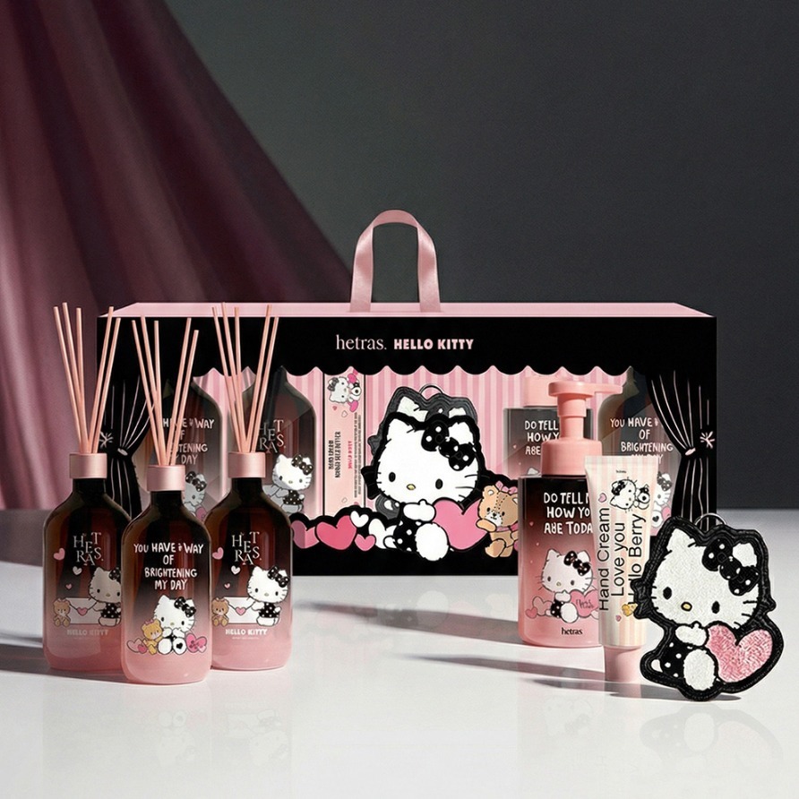 Hetras x Hello Kitty Black Limited Gift Set 黑色限量禮物版(贈送Hello Kitty卡套)(H5 KA47)