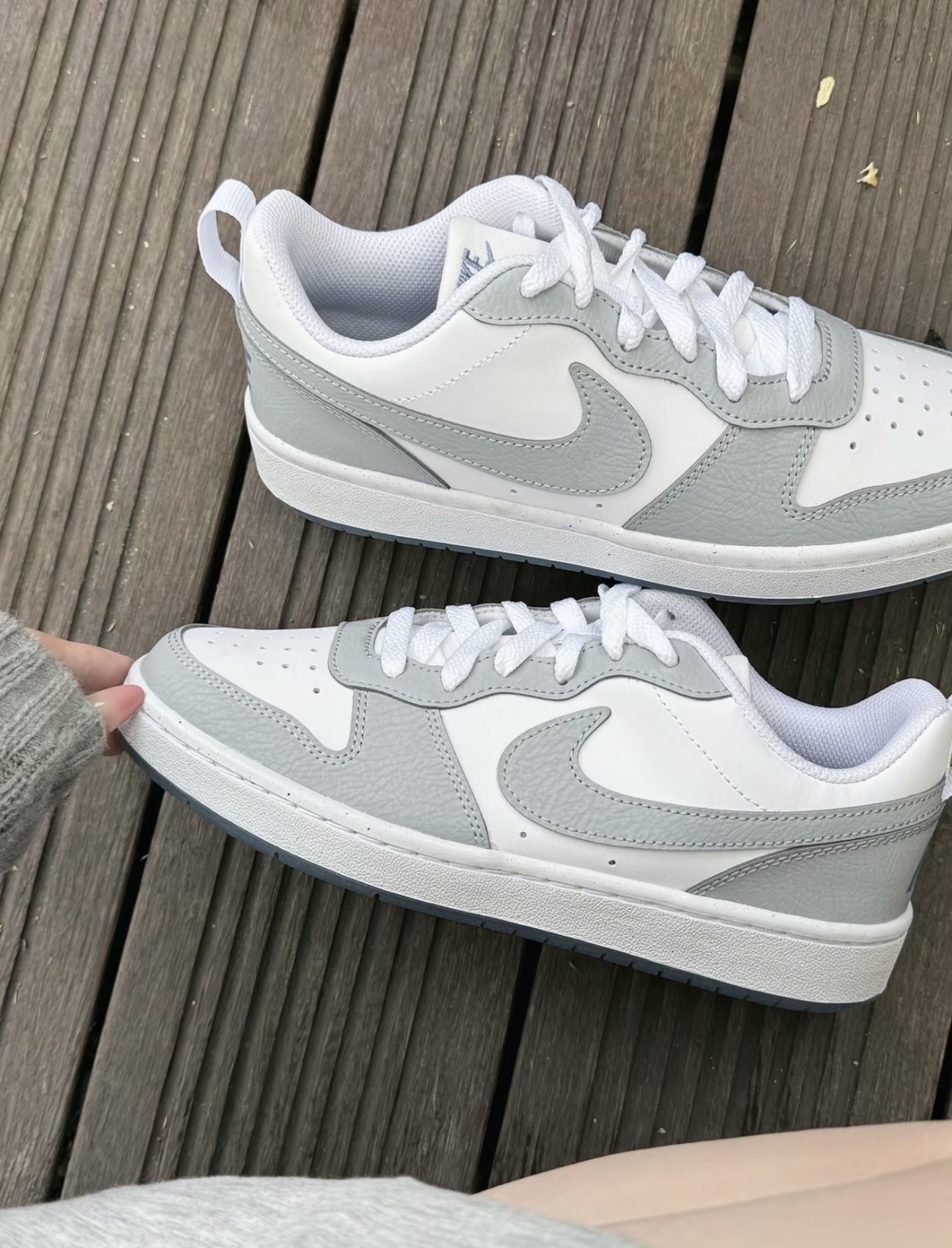 【逢甲 FUZZY】 Nike Court Borough GS "Grey Blue" 小Dnuk 灰藍 IH4519-100