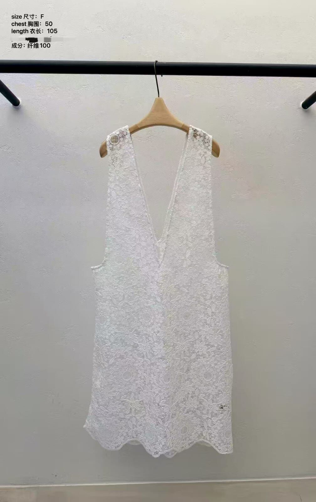 AB6201 花束蕾絲外搭連身裙