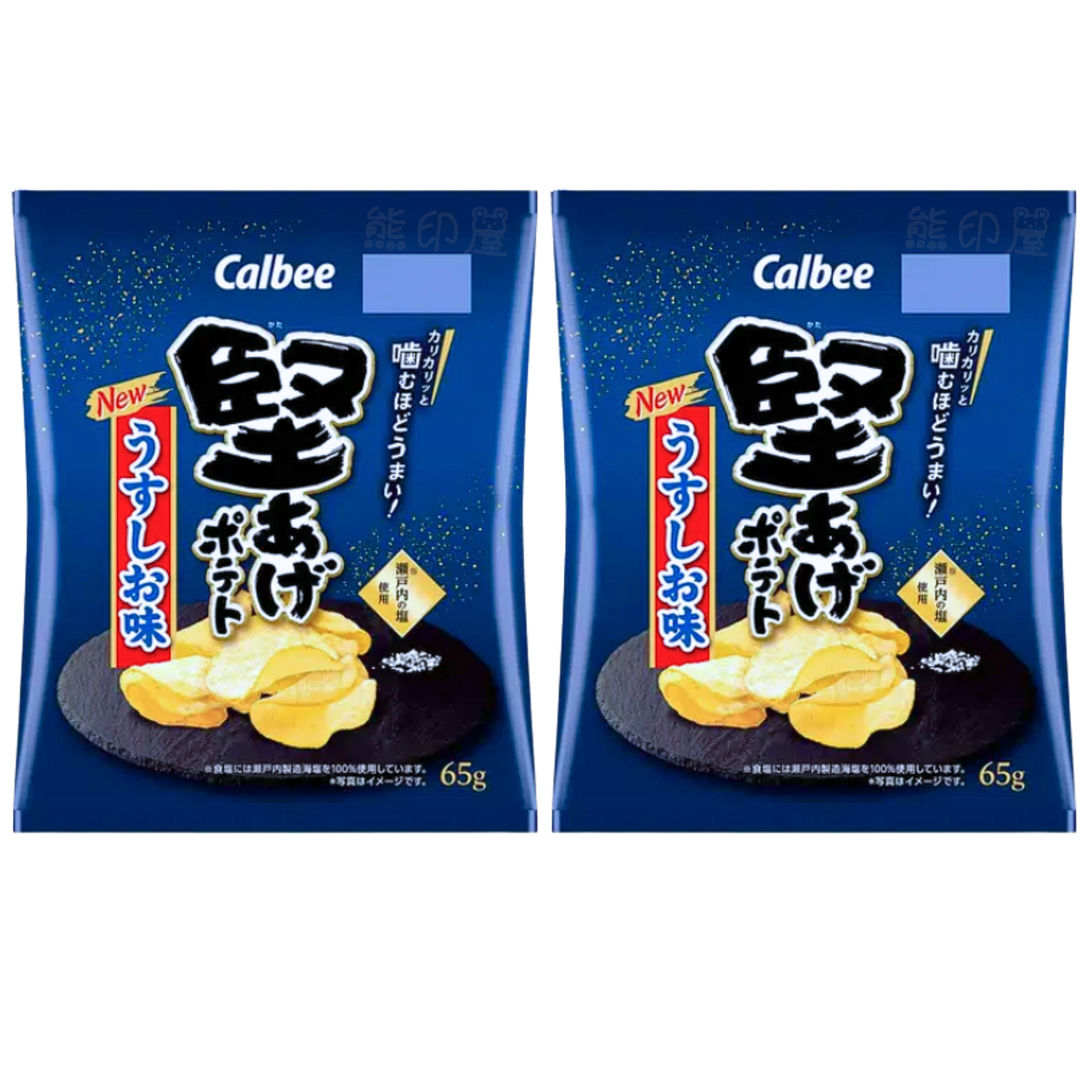 日本卡樂B堅薯片(低鹽味) X2 包  到期日 2026-6-30