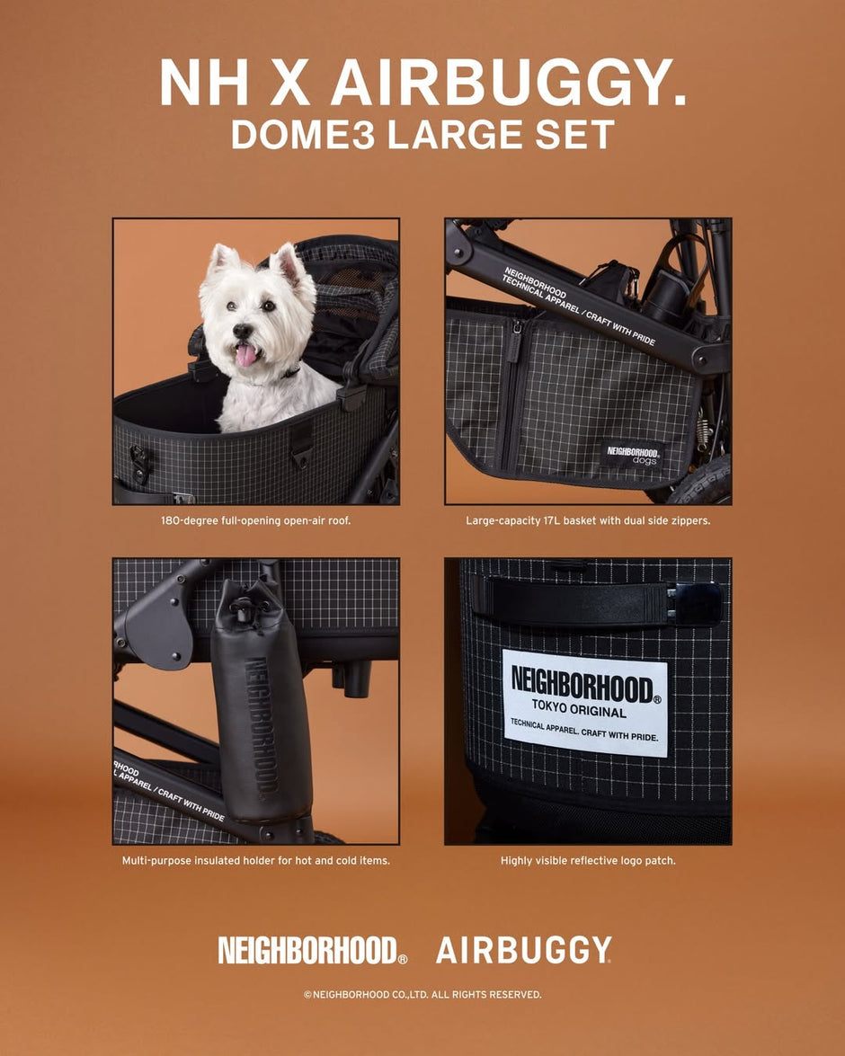 2026SS NEIGHBORHOOD NH X AIRBUGGY . DOME3 LARGE SET 狗推車