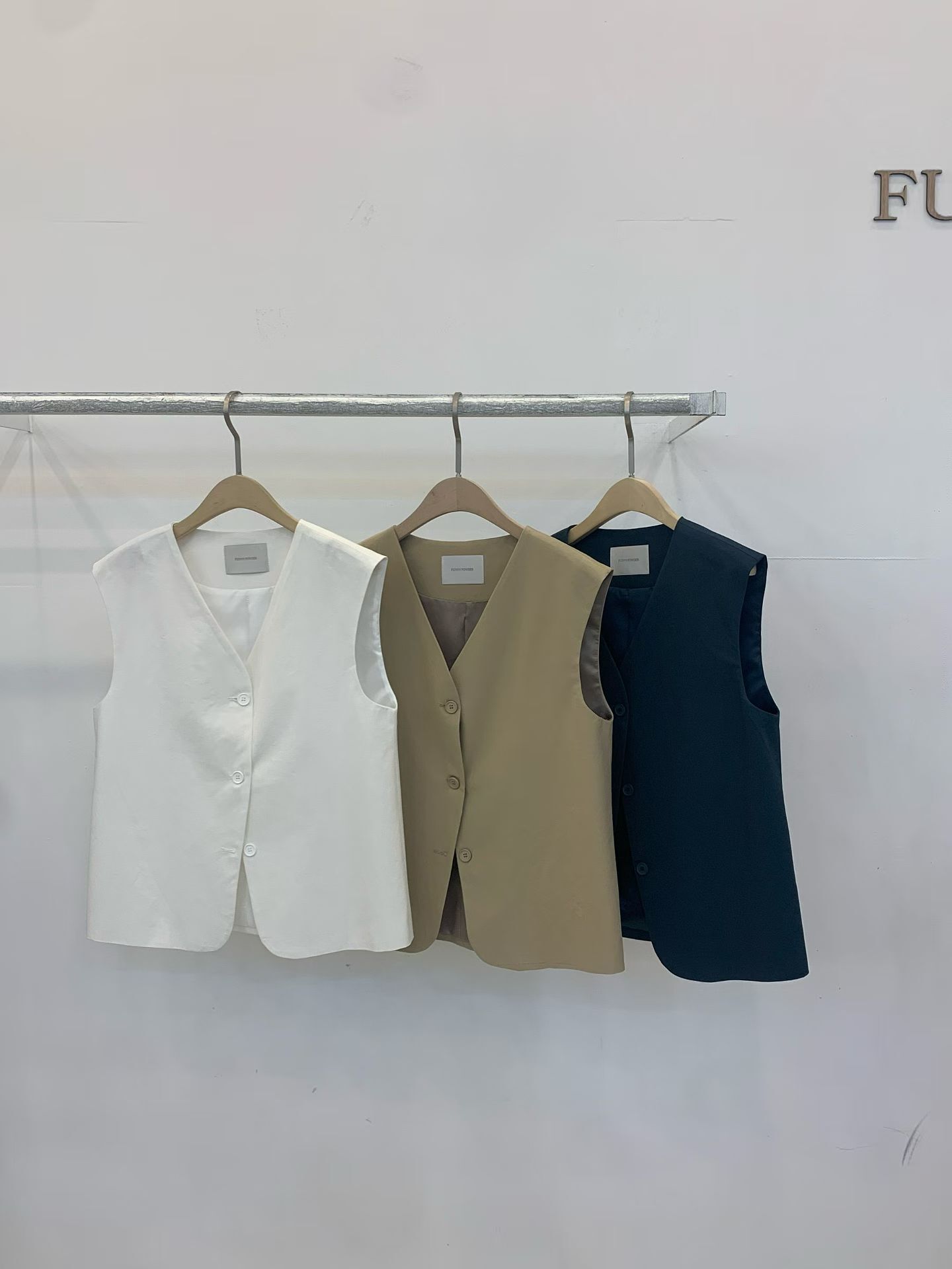 FP6229 純棉無袖馬甲背心
