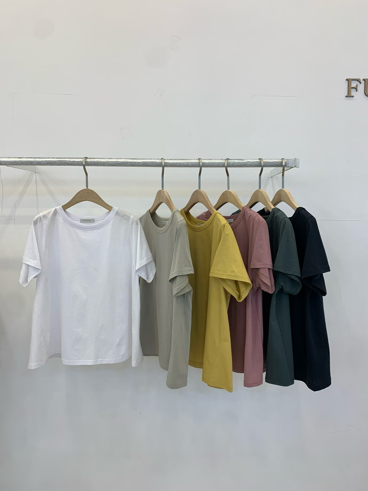 FP6237 桑蠶絲圓領下擺略娃娃衫T恤