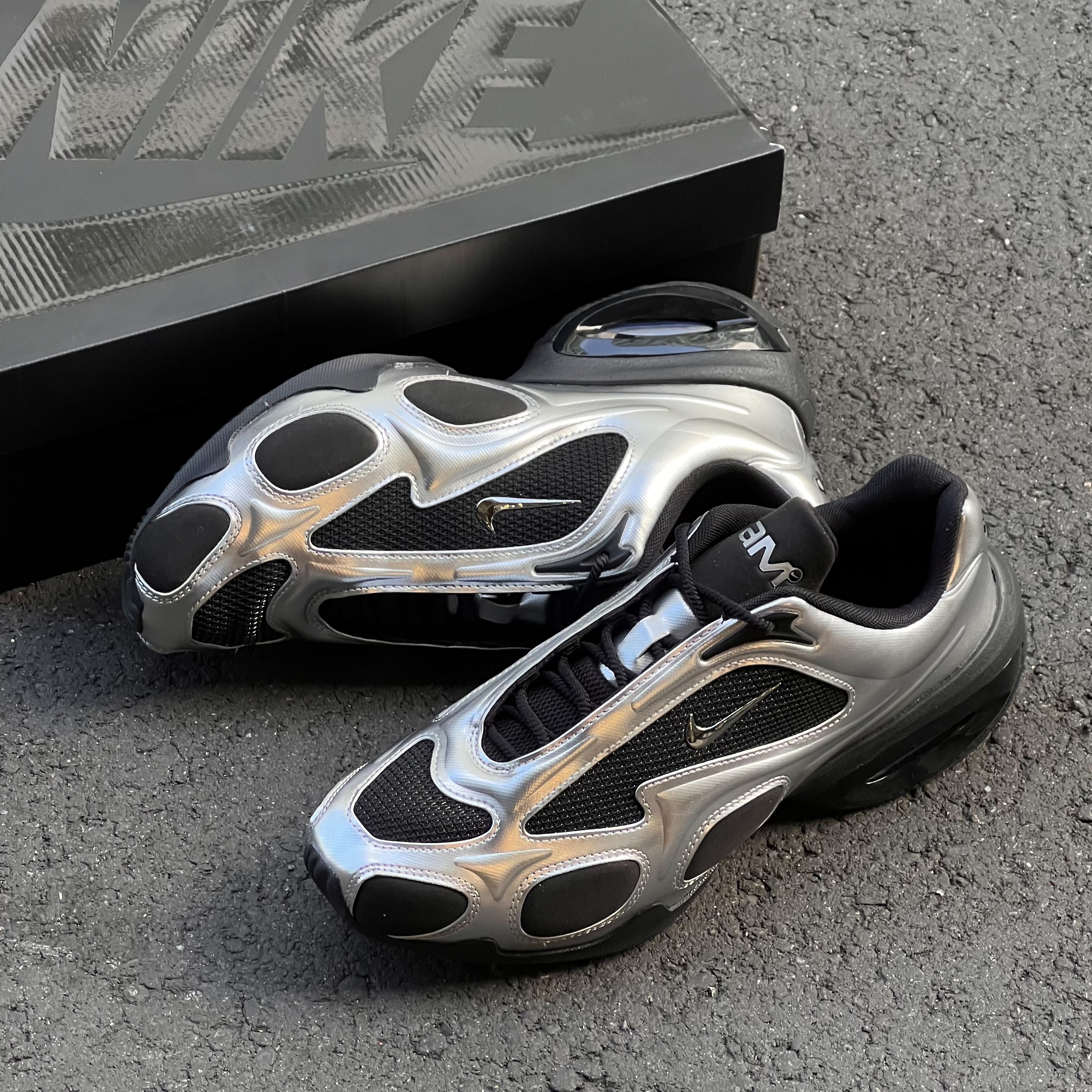 Nike Air Max Muse "Metallic Silver" 科技黑銀運動鞋 女鞋 FV1920-001
