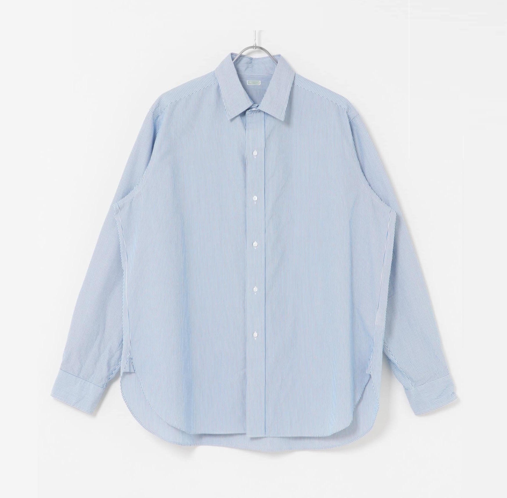 A.PRESSE 2026 REGULAR COLLAR STRIPE SHIRT L/S (26SAP-02-16) - PRE ORDER ITEM (預訂中)