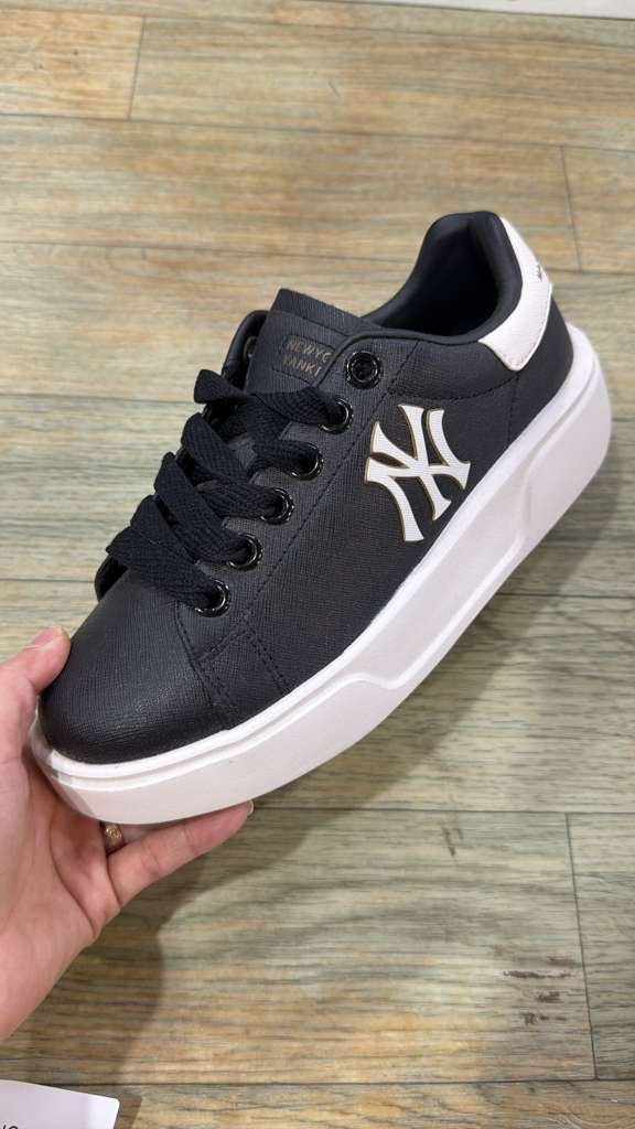 ZX251 MLB 黑色NY logo厚底鞋