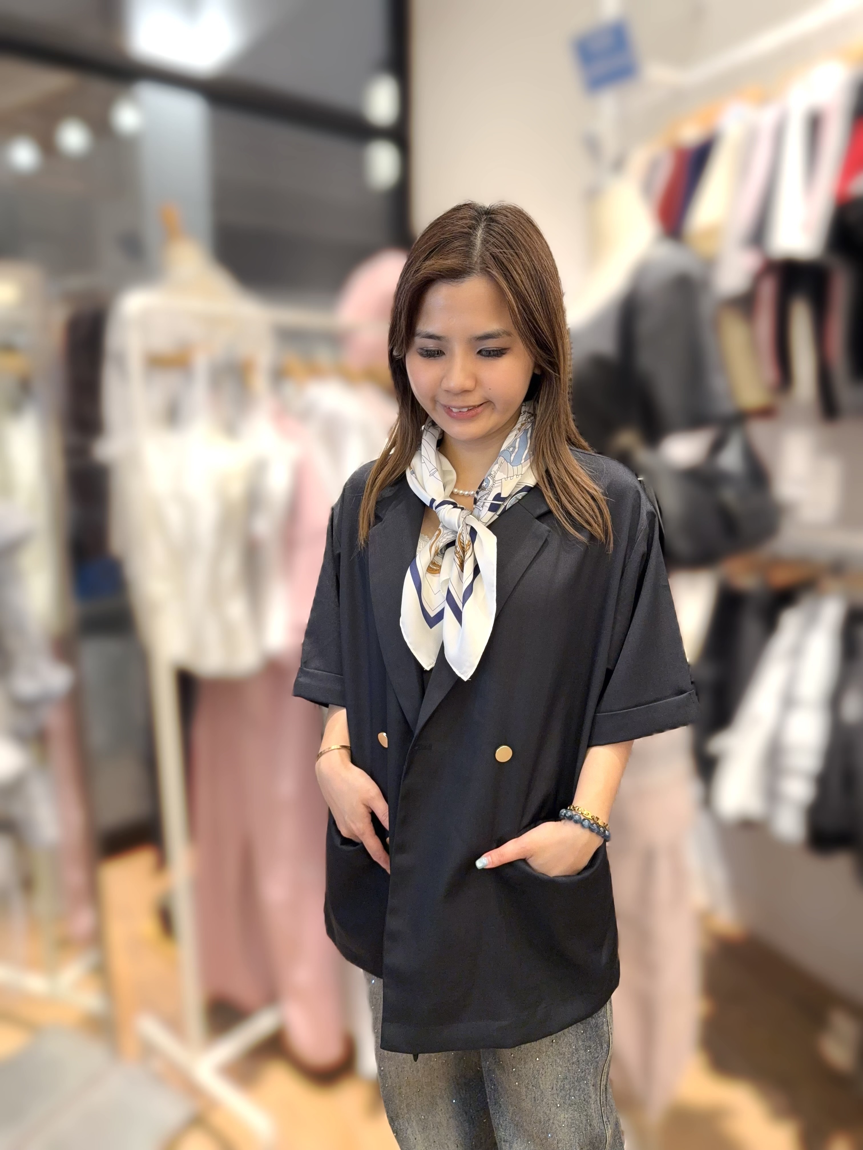 OE10 胸44 長28$359 連巾