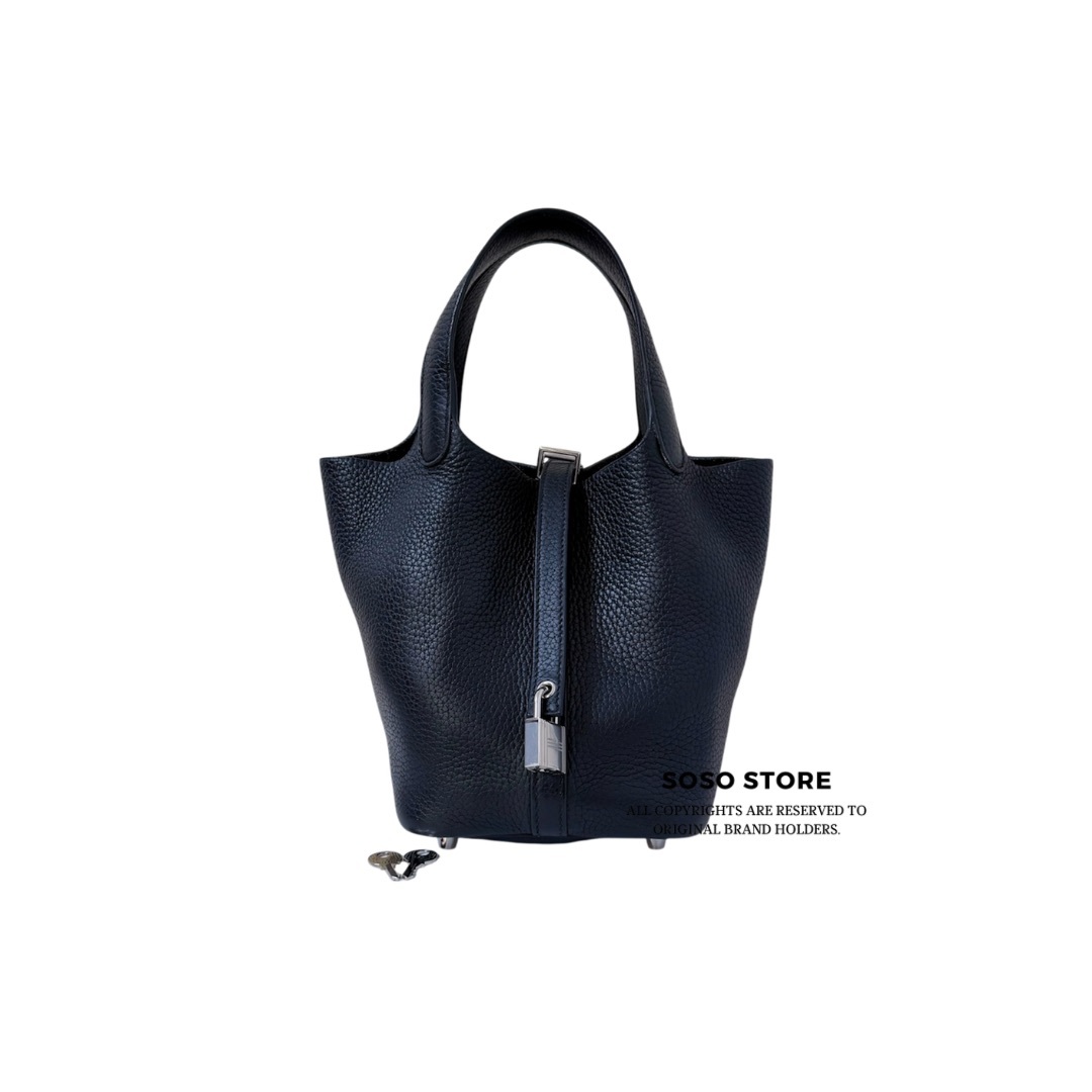 Hermes Picotin Lock 18 - Noir / SHW
