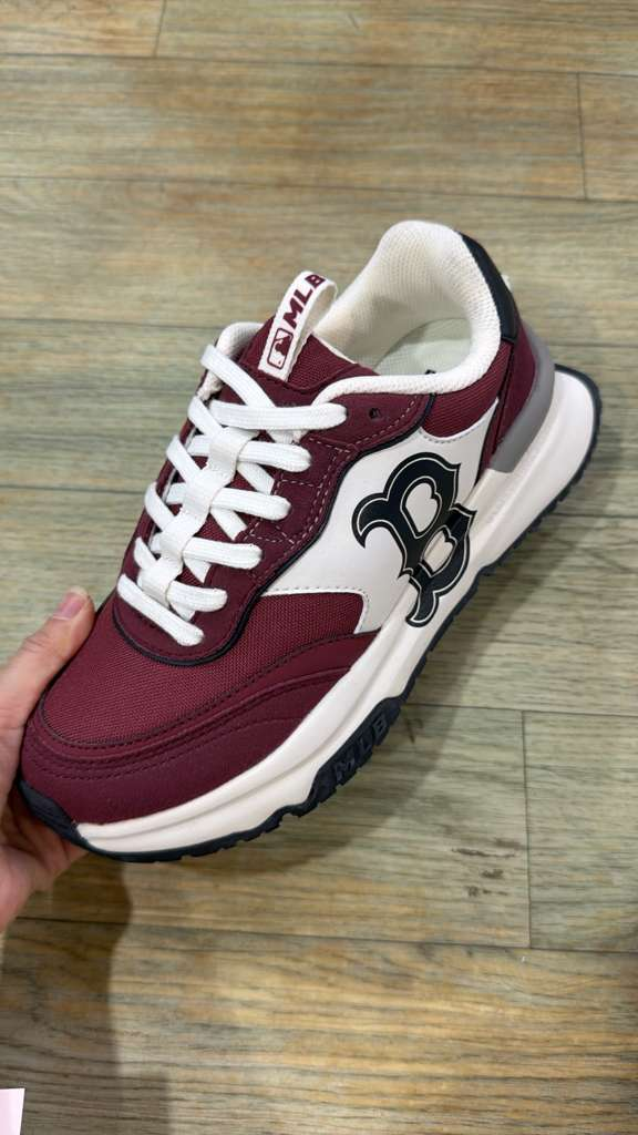 ZX259 MLB 深紅拼白色B logo波鞋