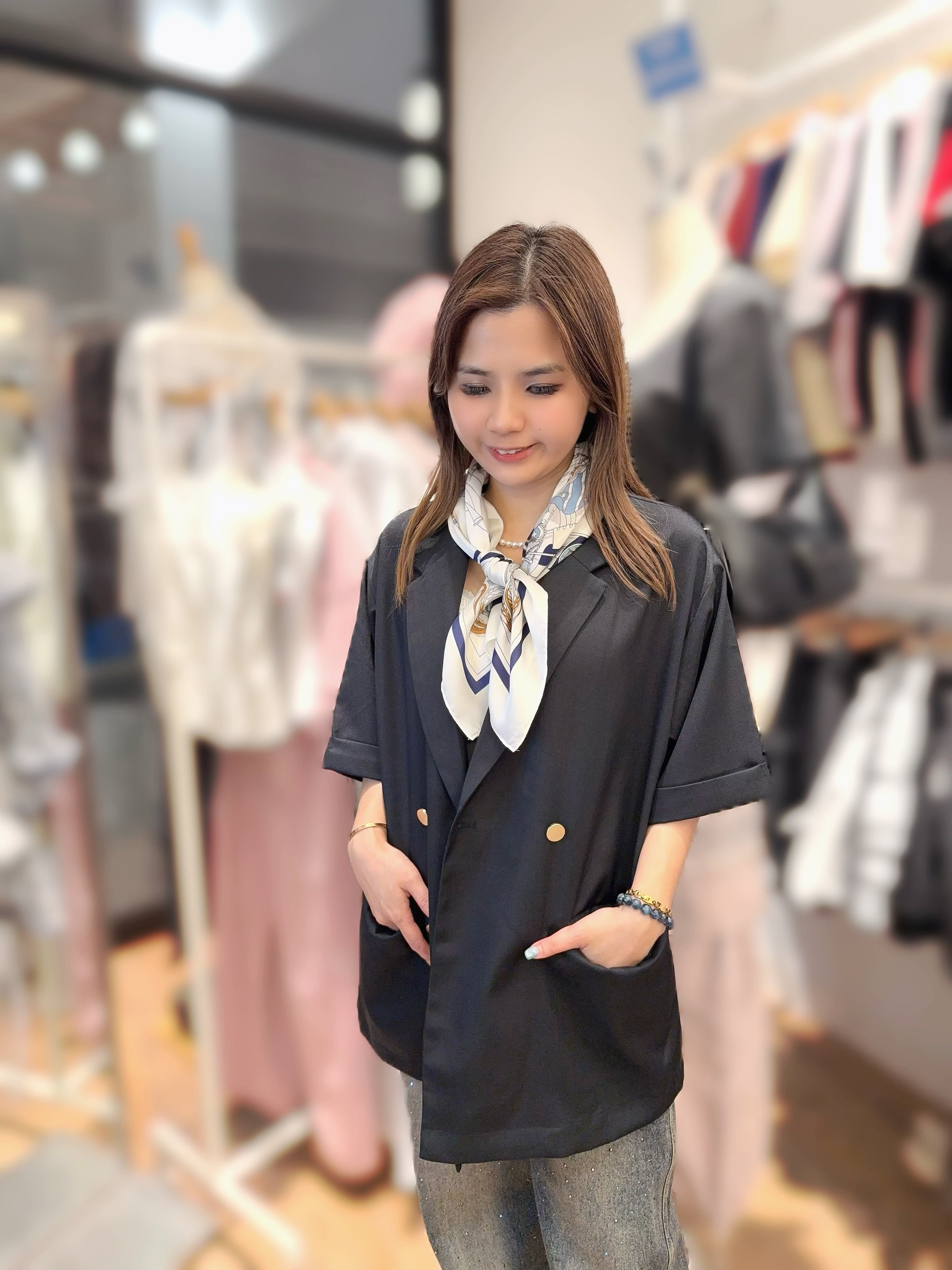 OE10 胸44 長28$359 連巾