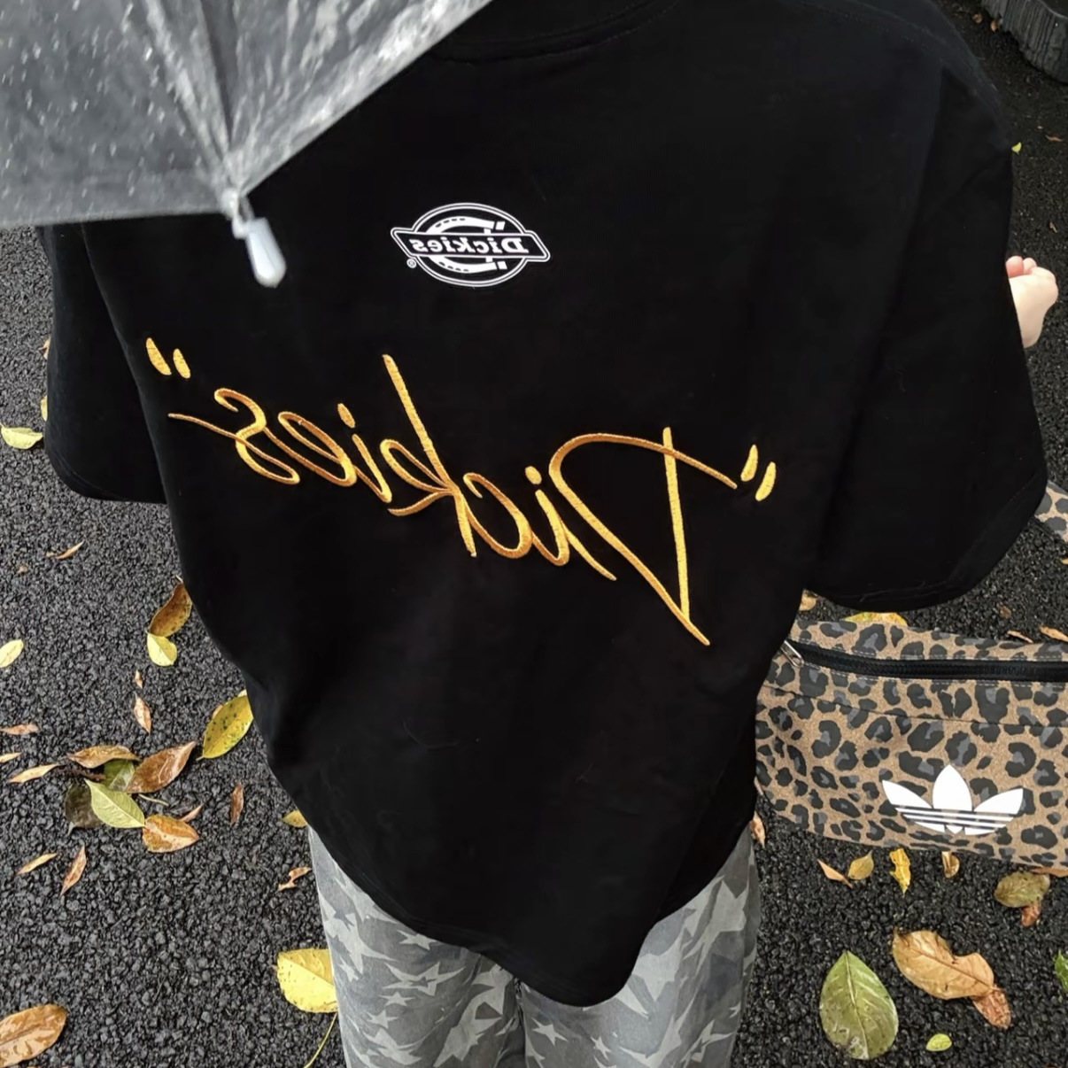 (預購）Dickies 背後刺繡 斜體字logo 美式 復古 重磅 純棉 短袖 共5色