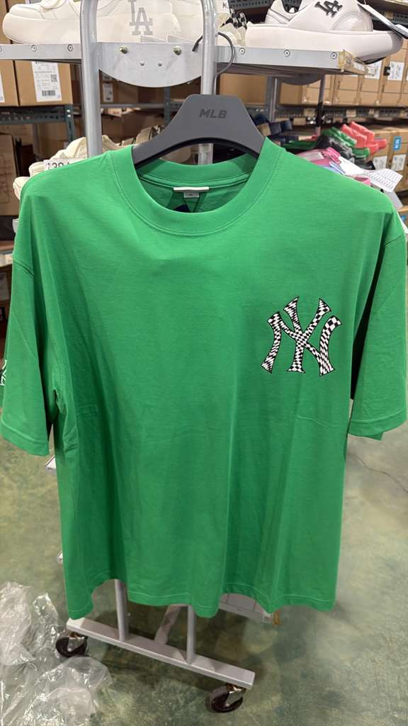 ZX281 MLB 綠色NY logo tee