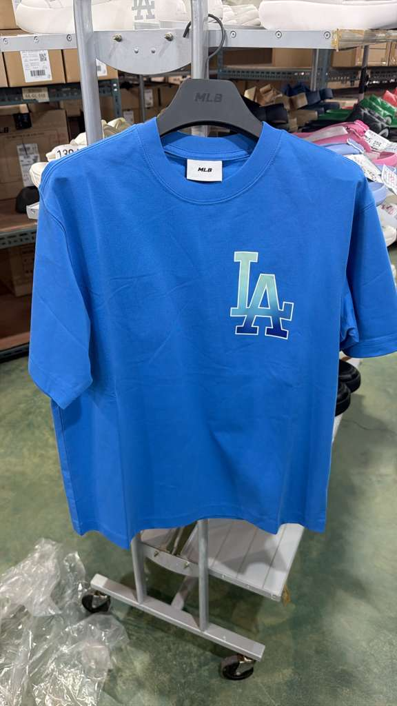 ZX282 MLB 藍色漸變LA logo TEE