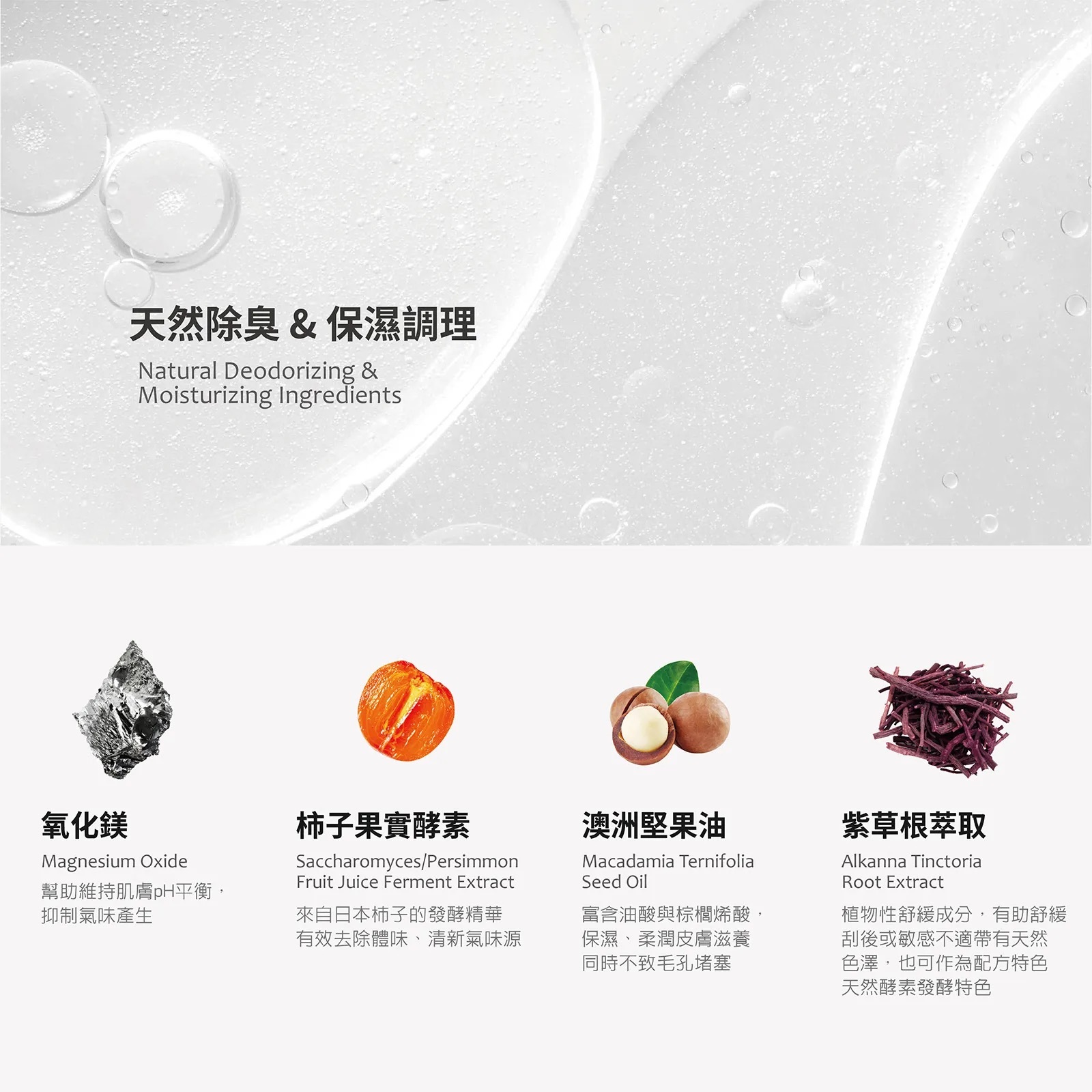 天然除臭&保濕調理