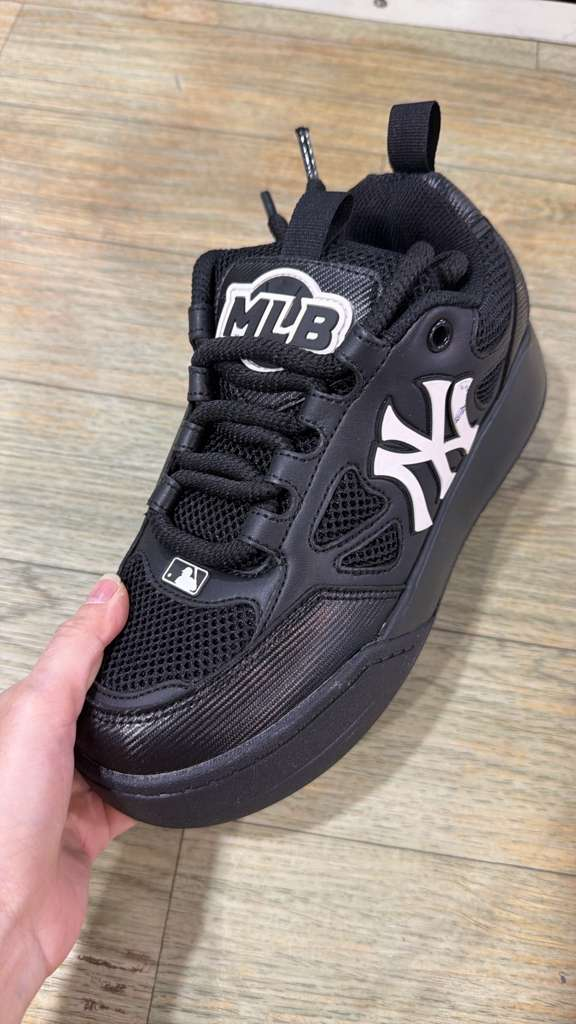 ZX340 MLB 黑色NY logo平底鞋