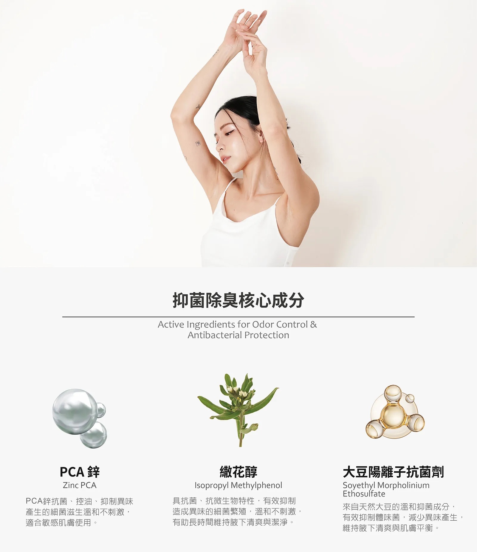 抑菌除臭核心成分
