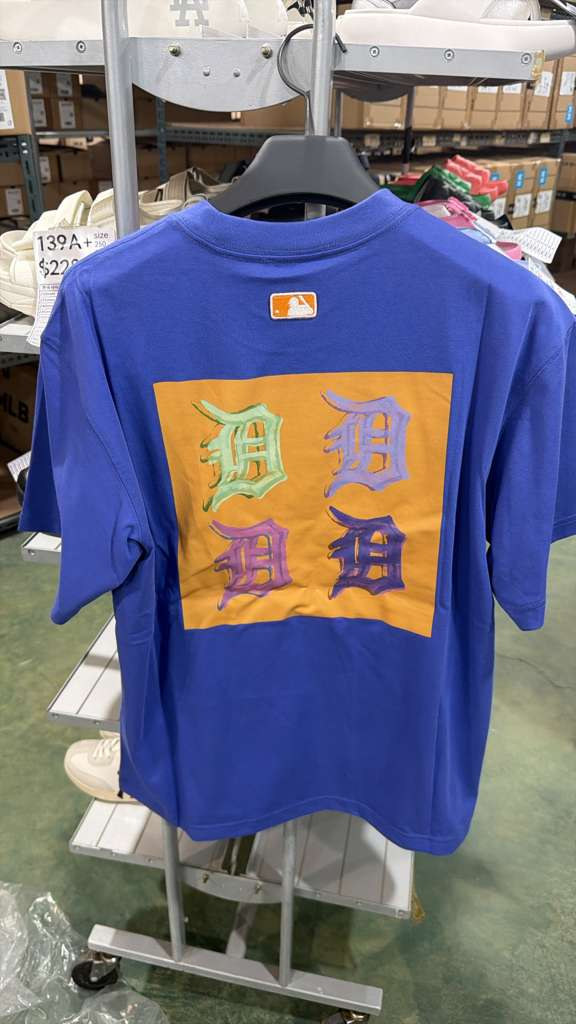 ZX284 MLB 藍色大B logo tee