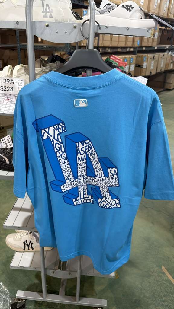 ZX286 MLB 藍色LA logo TEE