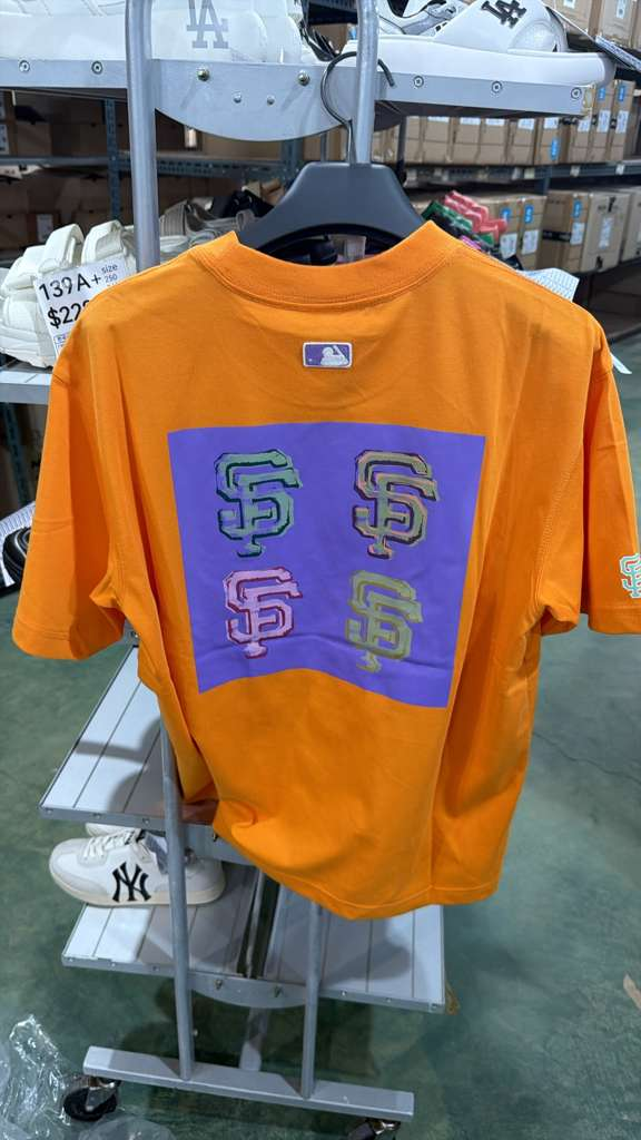 ZX287 MLB 橙色漸變SF logo TEE