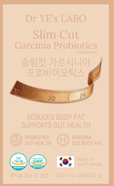 SW58 DR.YE's LABO 瘦Cut 益生菌+ 谷胱甘肽 SlimCut Garcinia Probiotics + Glutathione 500 mgx60粒(30g) (LA044)