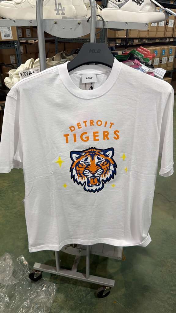 ZX390 MLB 白色老虎圖案TEE