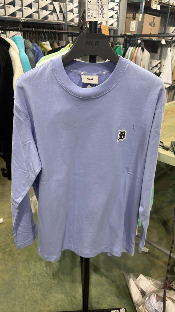ZX323 MLB 紫色B logo長袖衛衣
