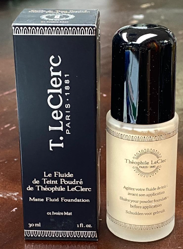 AA260518-A3-T. LeClerc 啞光粉底液 01號象牙白-30ml